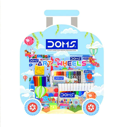 AM6100 Doms Art On Wheels Assorted Stationery Items Kit