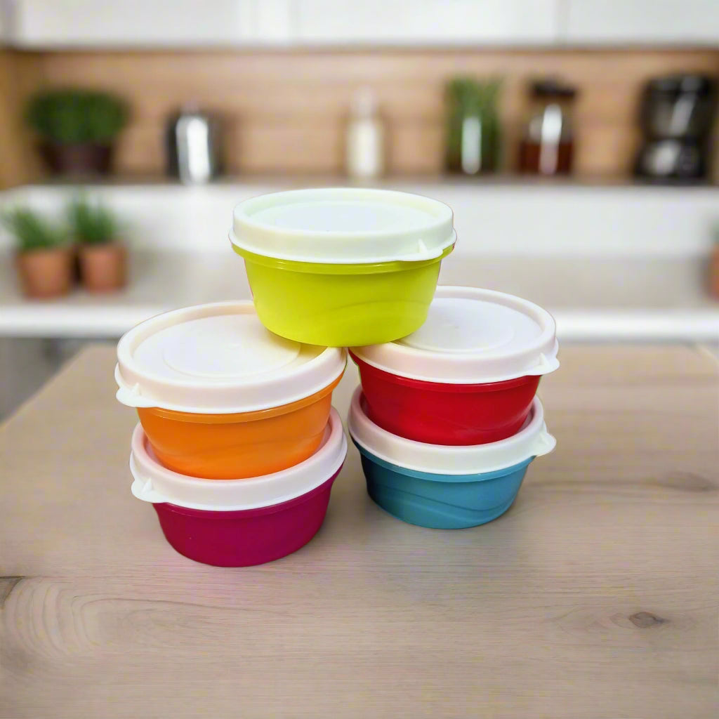 AM5139 Small Plastic Bingo Container 5 Set, Multicolor
