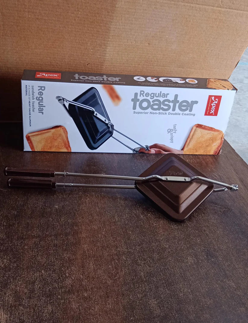 11681 Apex Regular Non-Stick Flame-Based Sandwich Toaster