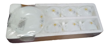Am0340 Cello Costa Tea Set 12pcs Break Resistant Classic Simple Design Tea Set with Gift Box/Tea Cups for Tea Party