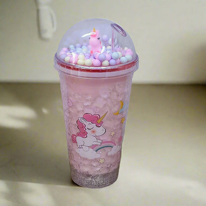 AM5349 3D Look Tumbler Cups with Lid and Light Multi-Color 1pc -22cm