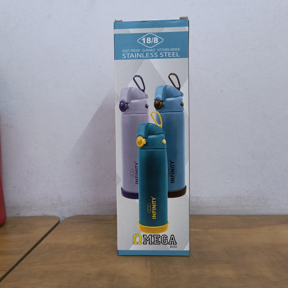 AM5100 Infinity Omega 800 Double Wall Insulated Steel Bottle 800ml