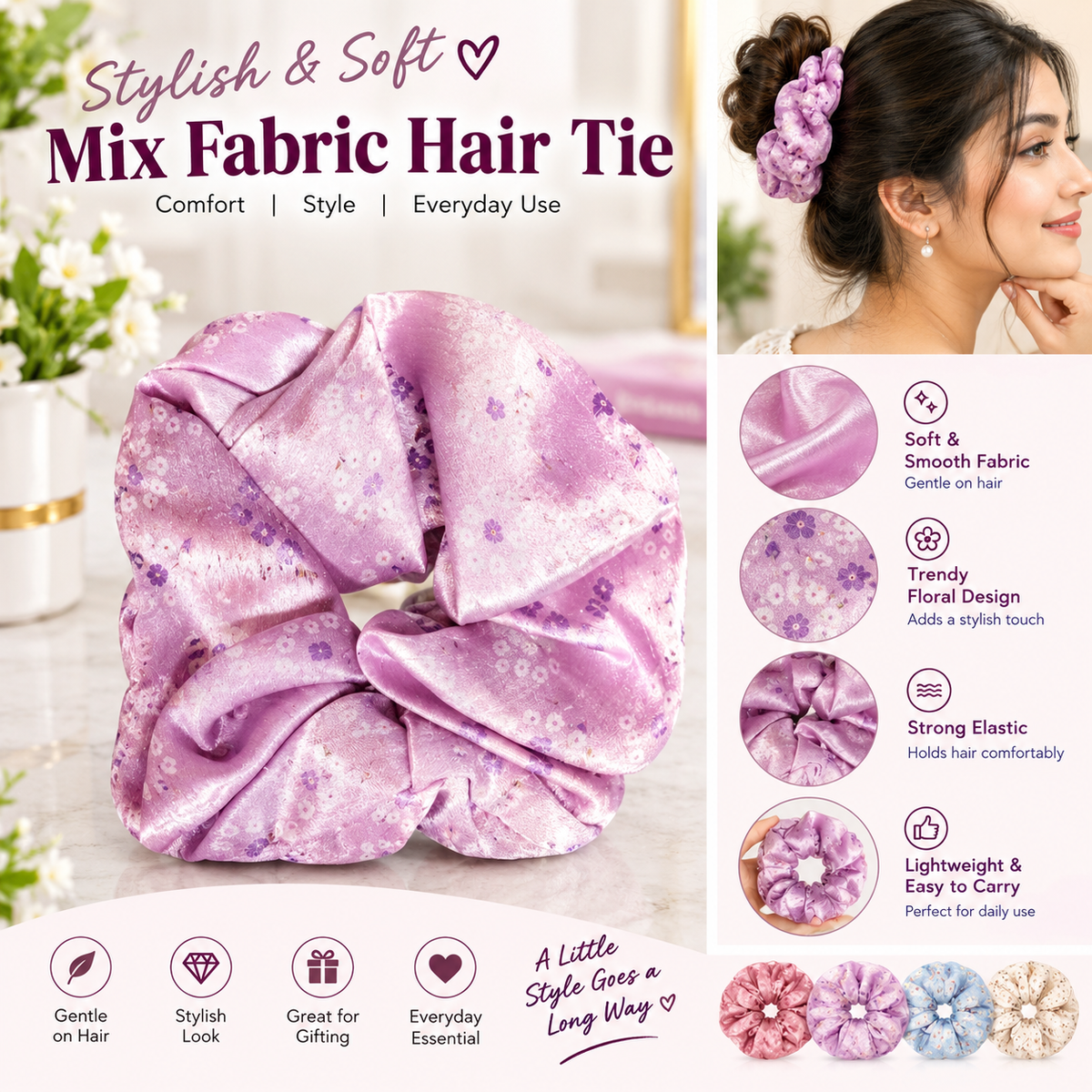 TM0046 Fabric Hairtie