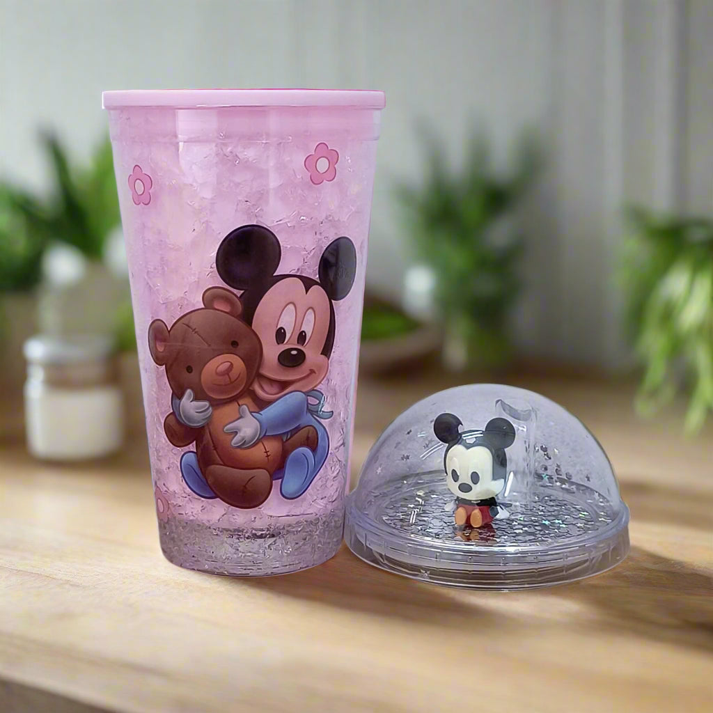 AM5349 3D Look Tumbler Cups with Lid and Light Multi-Color 1pc -22cm