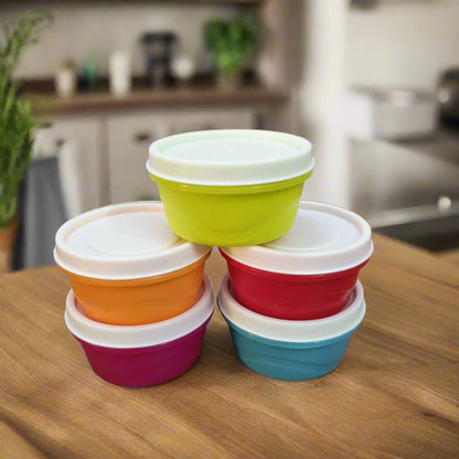 AM5139 Small Plastic Bingo Container 5 Set, Multicolor