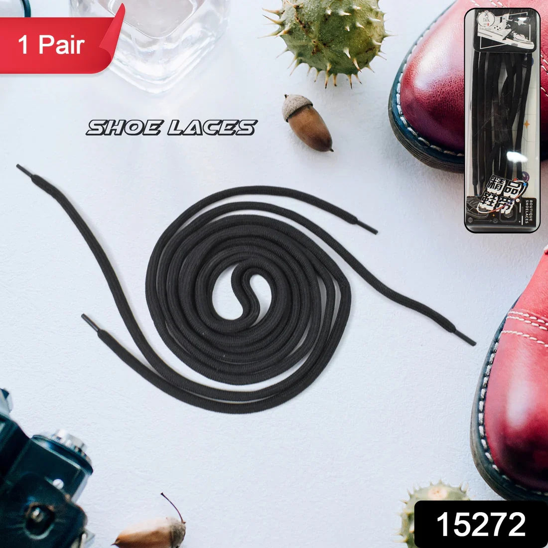 15272 Super Quality Shoe laces Sports Shoe Lace (1 Pair / Mix Color)