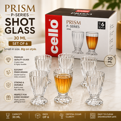 AM7003 Prism Shot Glass 30ml 6pc