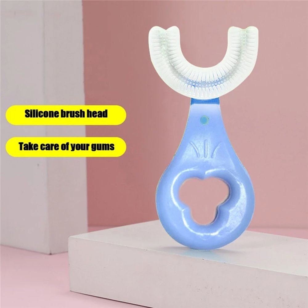 6119 U Shape Kids Toothbrush for kids with effective care and performance. freeshipping - DeoDap