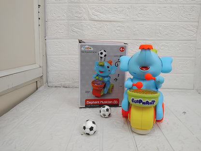 AM3461 Elephant Musician Toy