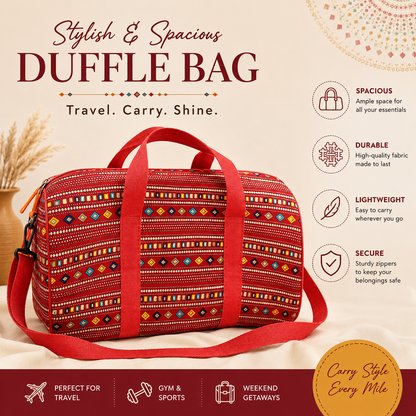 AM6946 Duffle Bandhani Bag