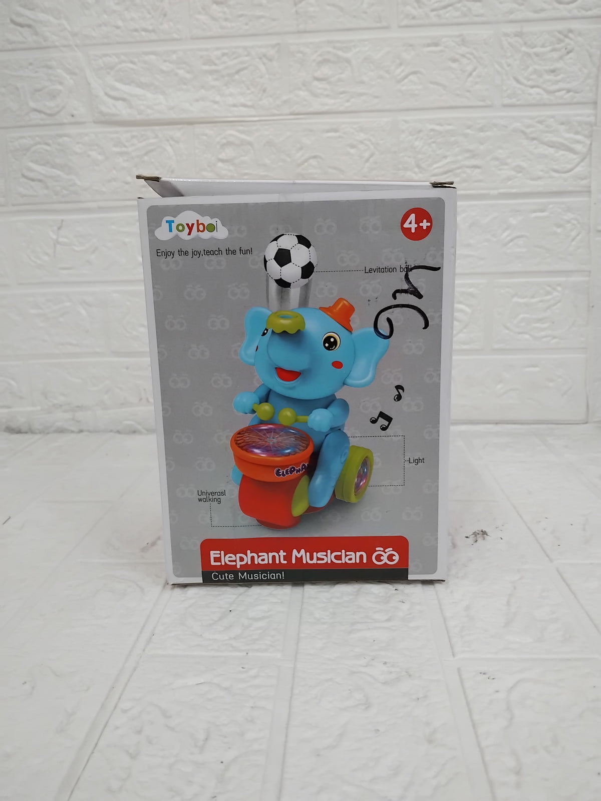AM3461 Elephant Musician Toy