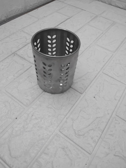 AM3635 SS Multipurpose Round Spoon Stand 11.5cm