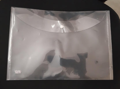 AM3528 Aerotix Document Button Bag Folder Transparent (1pcs) - (Code : 230P)