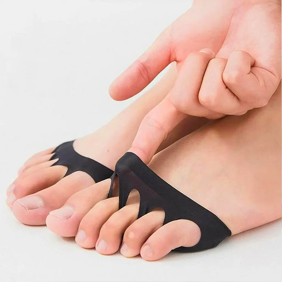 AM5480 Finger foot Pads-Cushions Shoes Half Insoles Five-Finger Toe Pad- Pack of 1 pair
