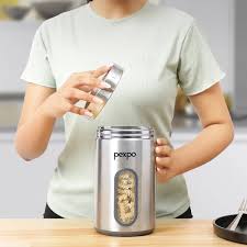 AM6821 Round Freshmate Stainless Steel Storage Container, 2000ml