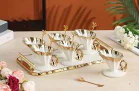 AM3733 Ice Cream Bowl Set With Tray 7Pcs