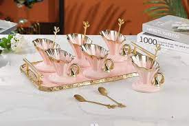 AM3733 Ice Cream Bowl Set With Tray 7Pcs