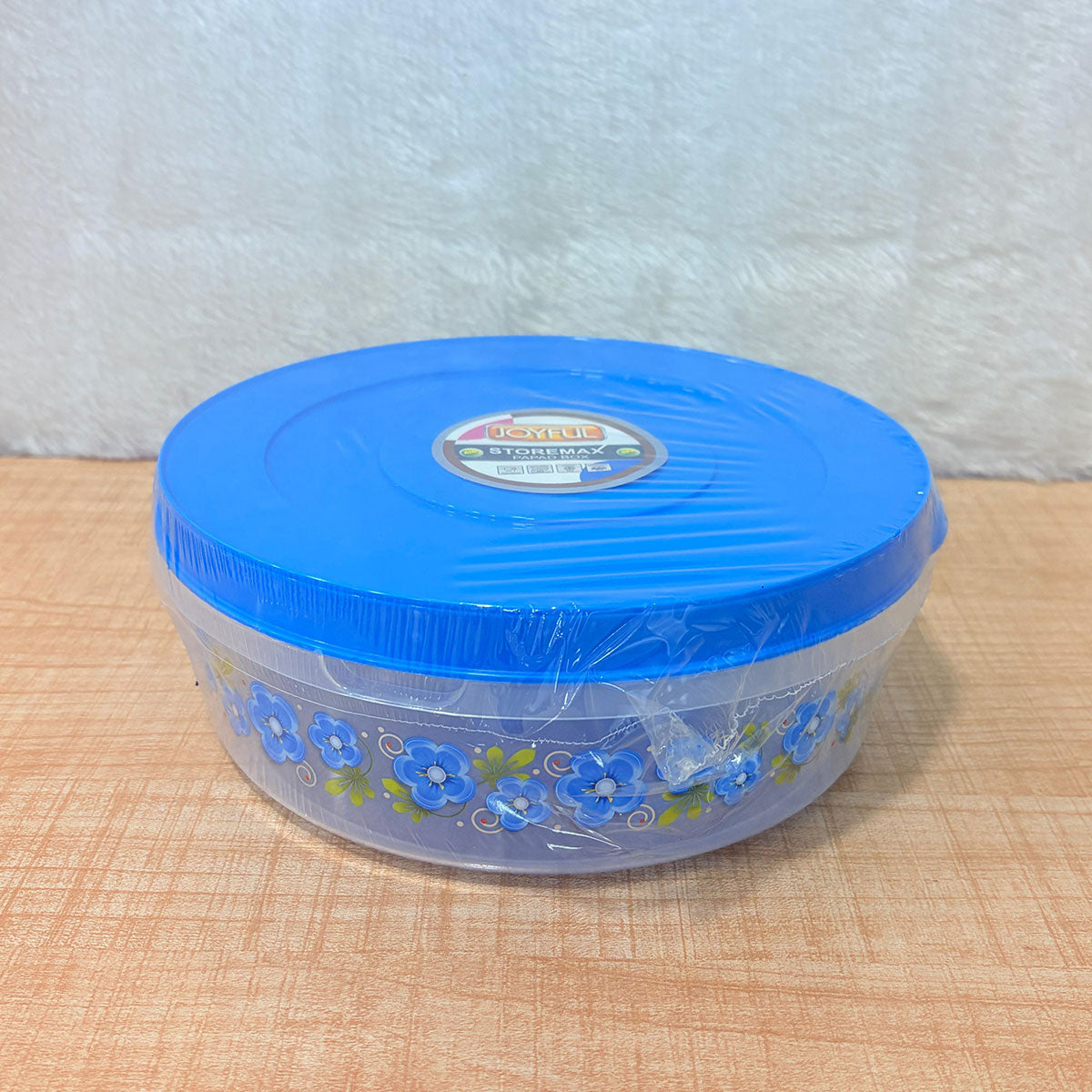 AM6530 Joyful Storemax Papad Box 2500 -  Floral Airtight Container (Printed)