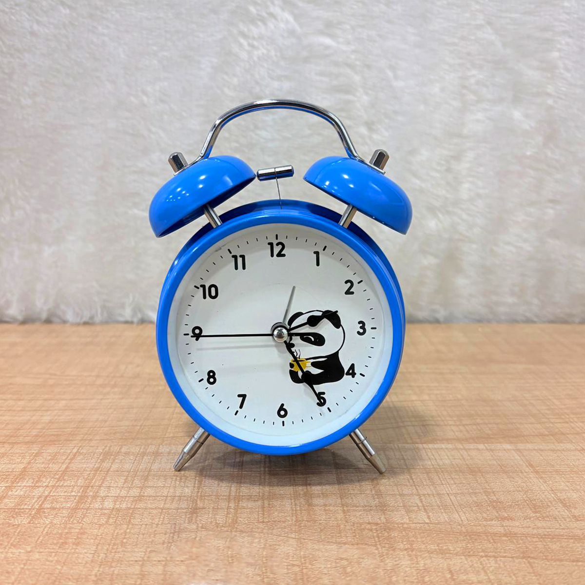 TM0191 Twin Bell Analog Alarm Clock with Cartoon Illustrations for Kids