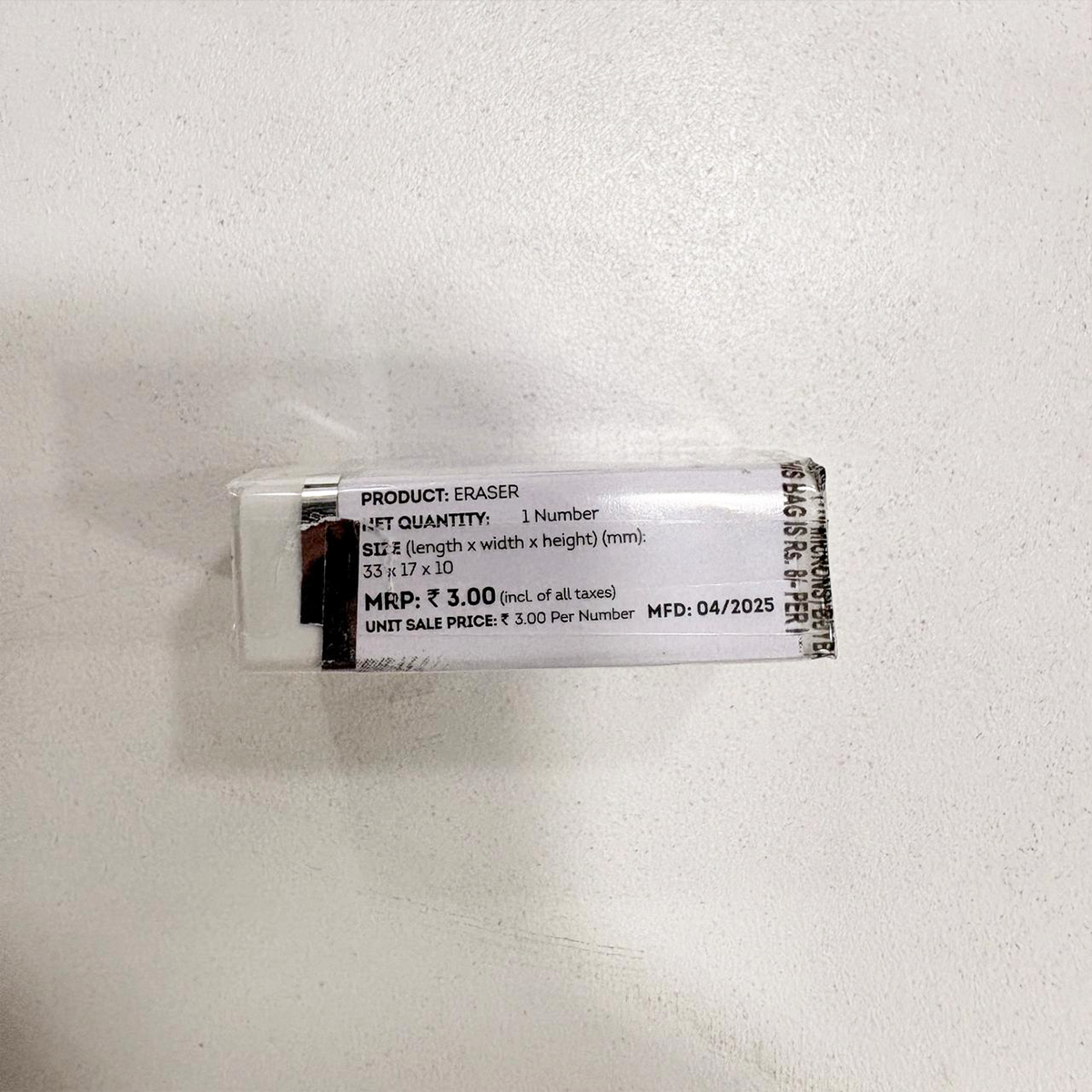 3673 DOMS Dust Free Eraser Non-Toxic Eraser