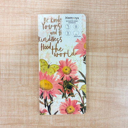 AM6624 Mix-Design Botanical Series Kindness Ruled Notebook - 1pc