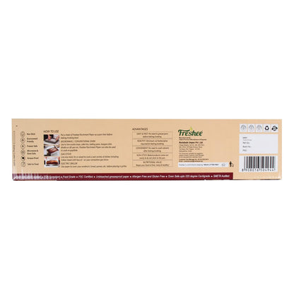 AM5743 Freshee Baking Paper Food Wraping 15 Meter Parchment Roll (Pack of 1)