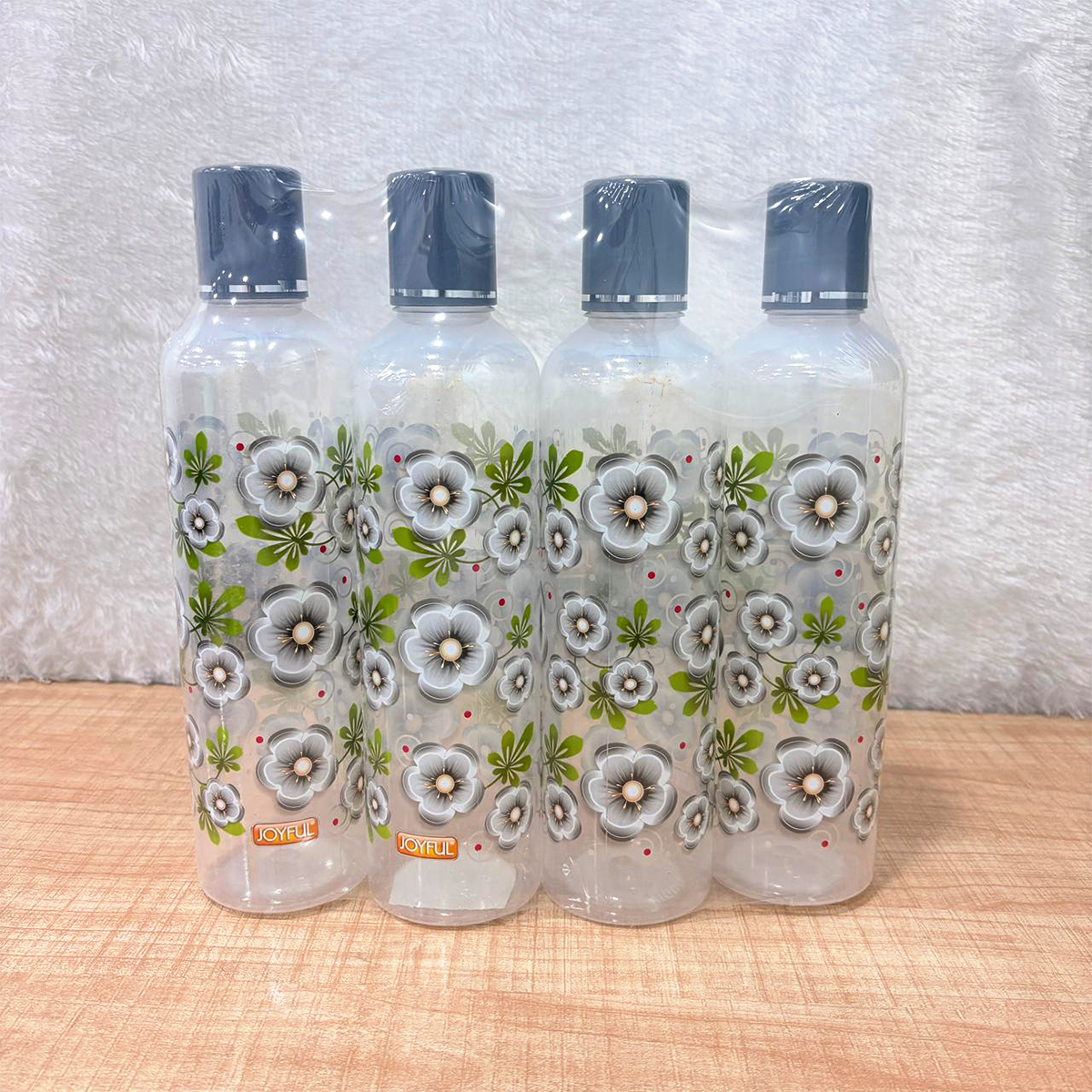 TM0168 JOYFUL Cool Blossoms Fridge Bottle - Set of 4 (1000ml each)
