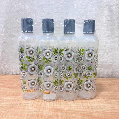 TM0168 JOYFUL Cool Blossoms Fridge Bottle - Set of 4 (1000ml each)