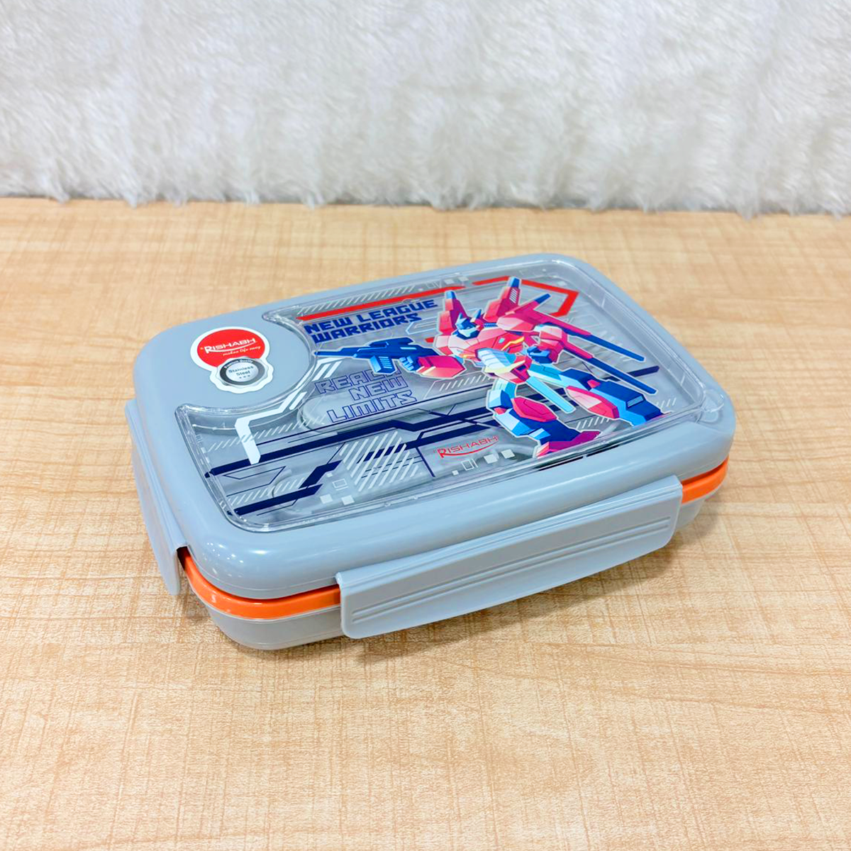 AM6759 Rishabh Super Lunchmate Steel Insulated Snack Pack with Unbreakable PC Lid