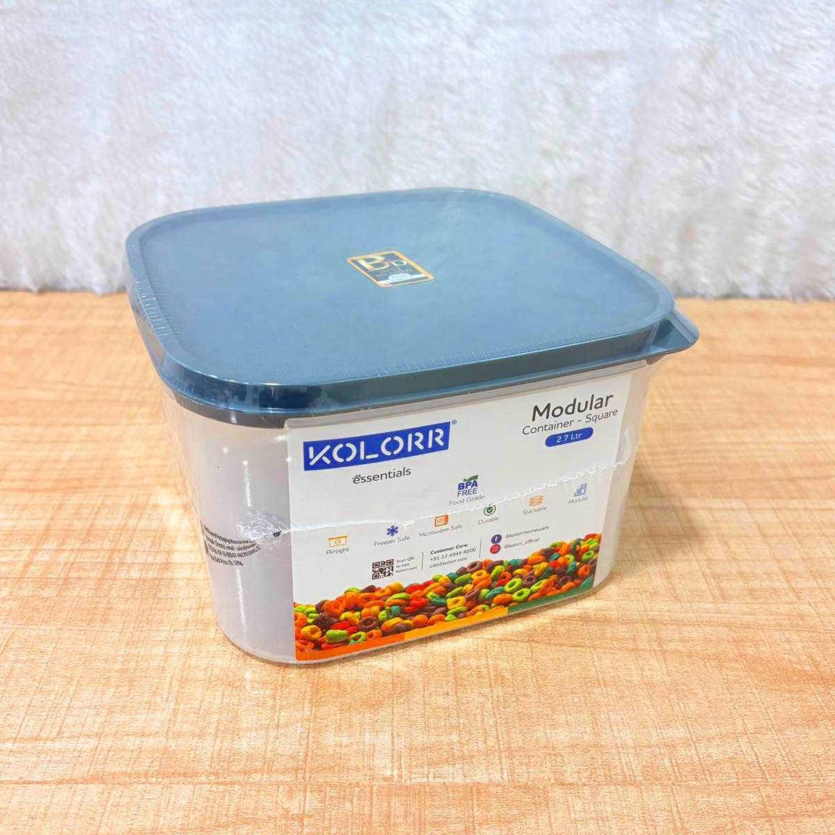 AM6745 KOLORR Modular Square Storage Container - 2.7 Ltr