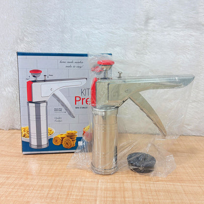 AM6532 Stainless Steel Kitchen Press & Murukku Maker with 15 Blades