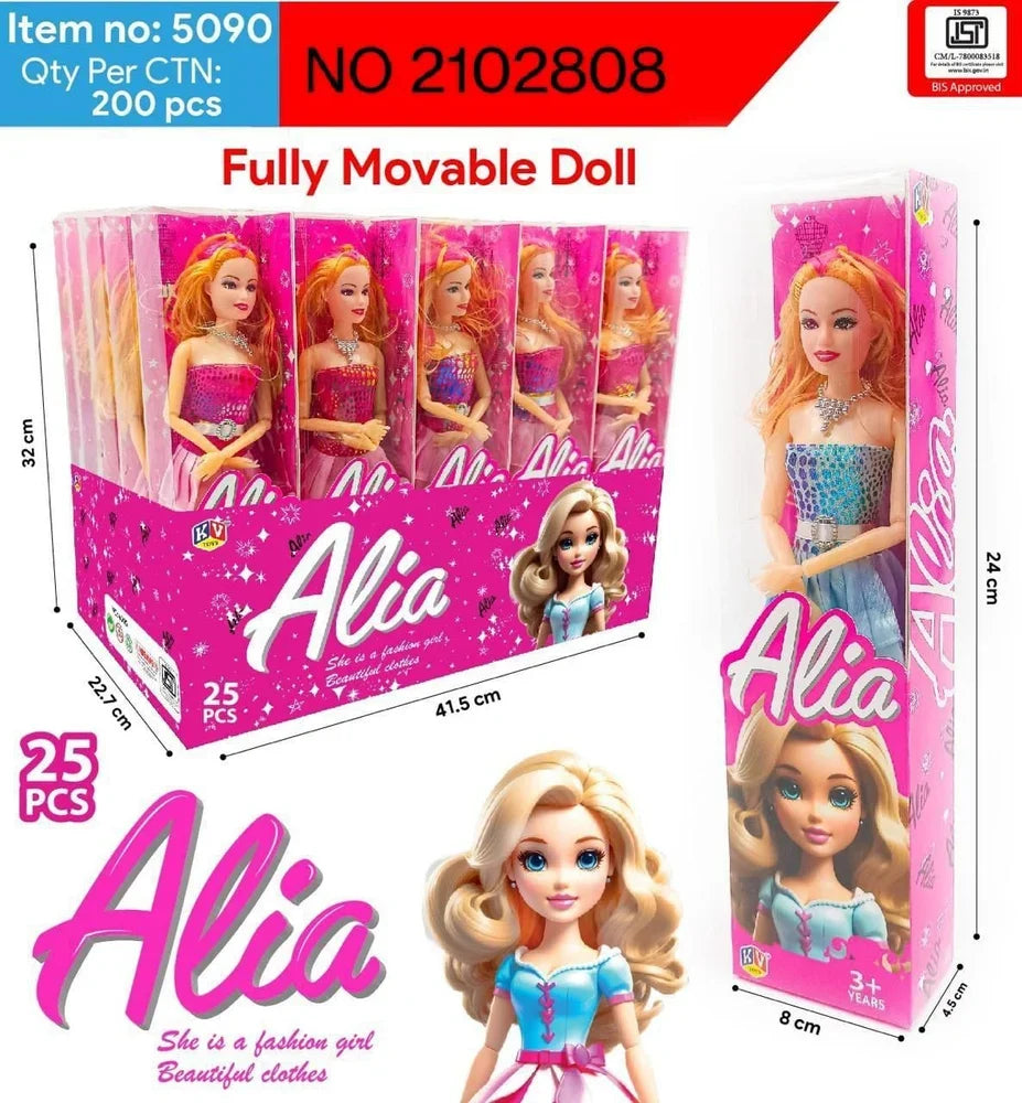 A06491 Alia Fully Movable Fashion Doll with Beautiful Clothes (Item No: 5090)