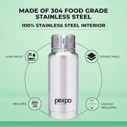 AM2790 Pexpo Cameo Thermo SS Water Bottle Vaccum Insulated 300ml