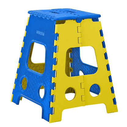 AM2327 Varmora Homeware Folding Stool Light weight & Made Out Of Durable Plastics 18 Inches