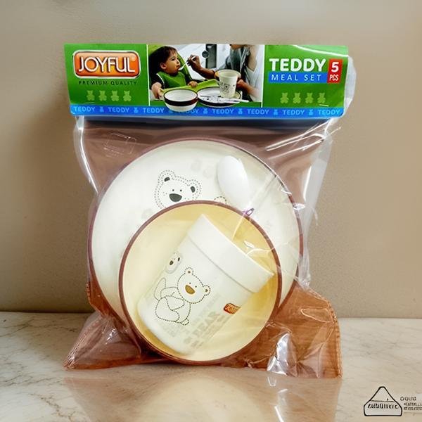 AM3956 Joyful Teddy Meal Serving Set 5Pcs
