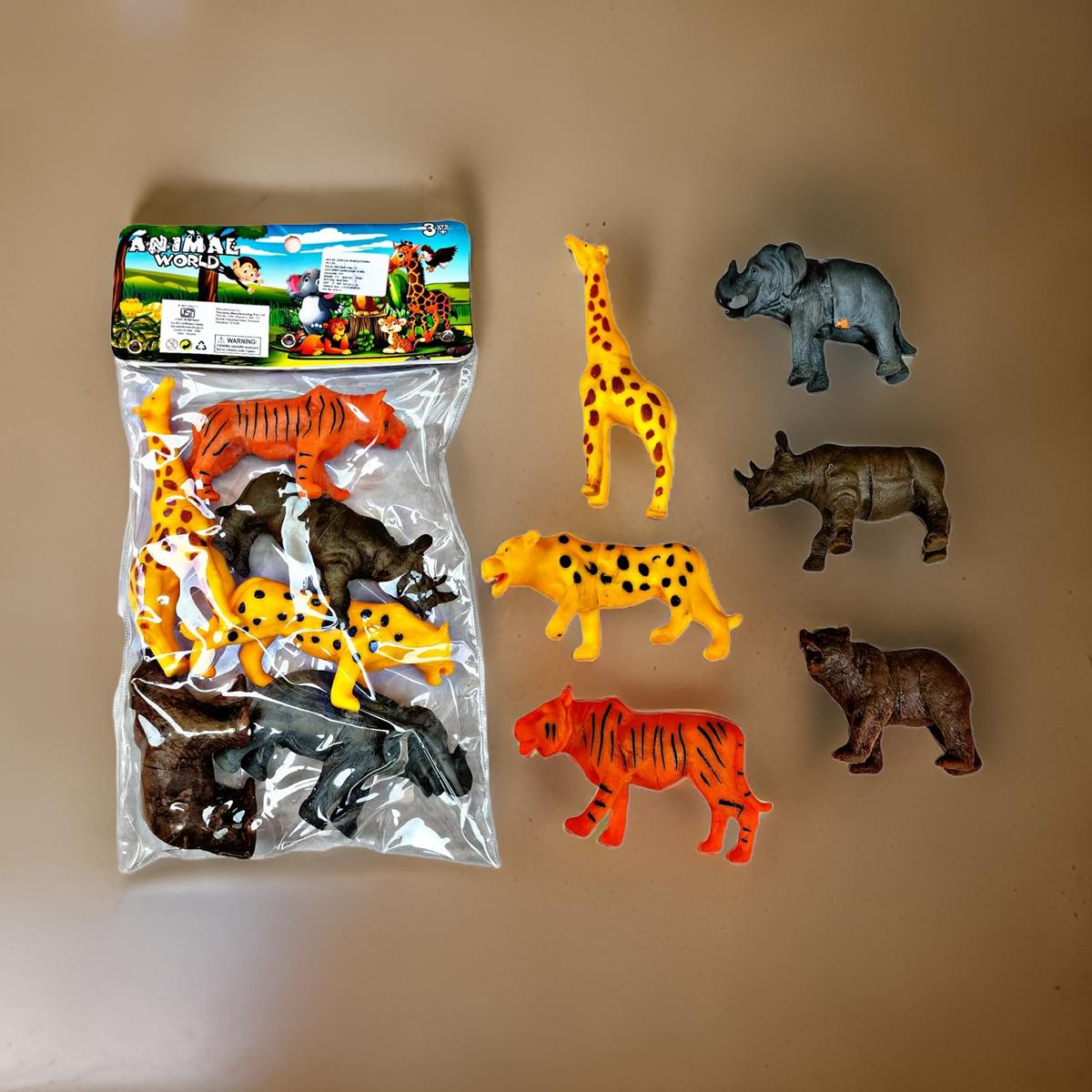 AM0864 Animal World 6Pcs