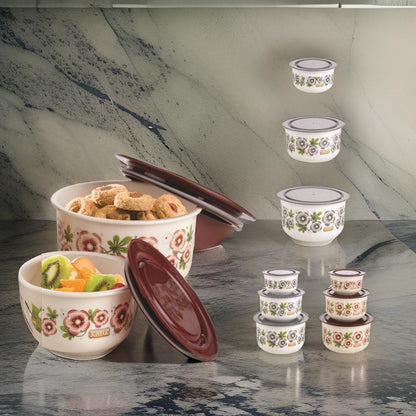3084 Joyful Blossoms Container 300 / 600 / 1200ml Set of 3