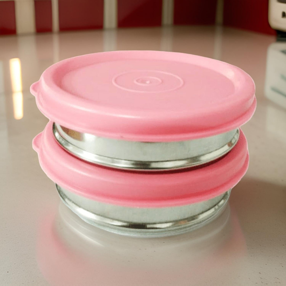 3332 Steel Nano Container With Airtight Lid - No.74 (Pack of 2)