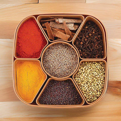 AM7778 Masala Rangoli Box Dabba for keeping Spices