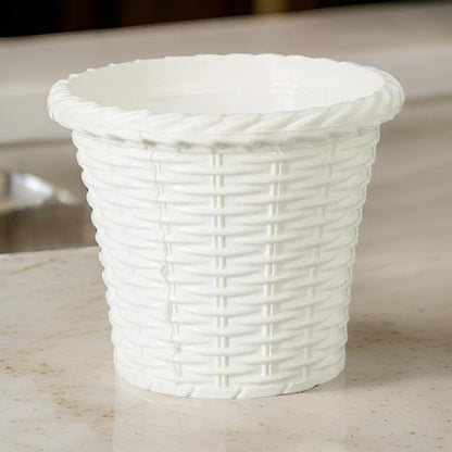 AM0826 Ap Juhi Pot 10 inch -Multicolor Designer Plastic Flower pots