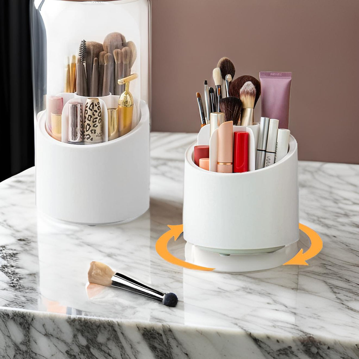 3556 Make Up Organiser Rotating Brush Holder