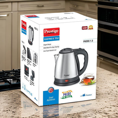 AM2280 Prestige Kettle Electric Stainless Steel Pkoss 1.5 Ltr