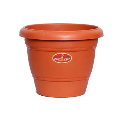 AM0809 Deep Virgin Plastic Round Planter 12 inch