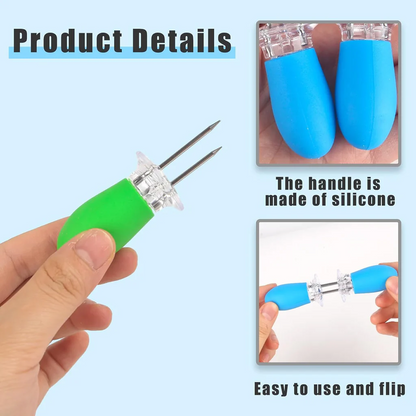 AM5590 Stainless Steel Corn Cob Holders Reusable 2pcs