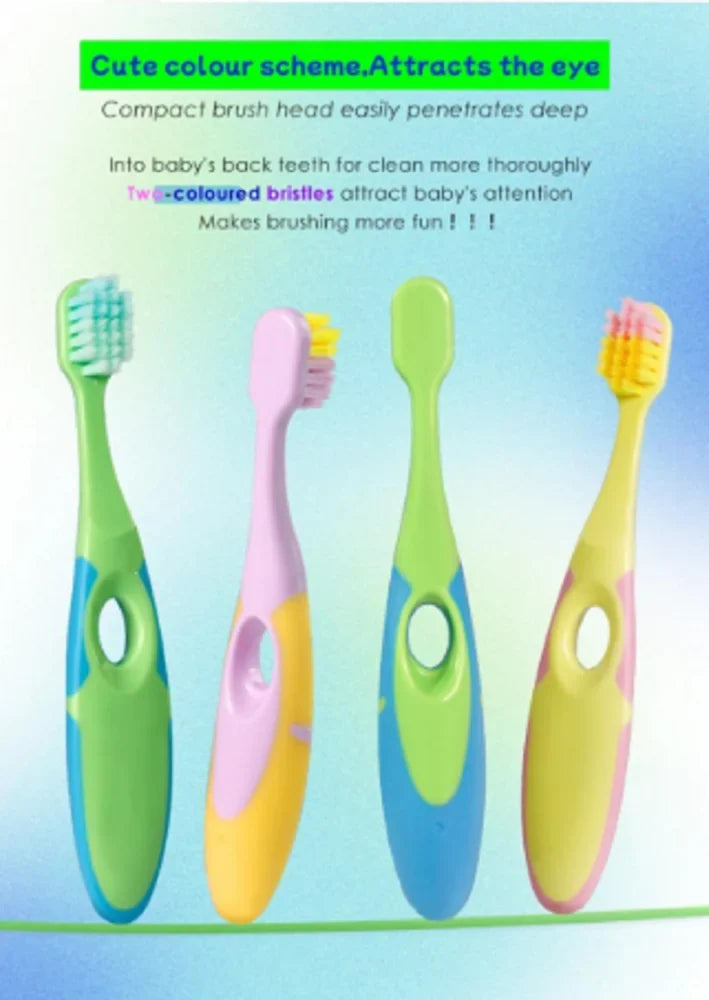 AM3445 FunFresh Toothbrush TB-1110-3FF Cute Soft Bristle Toothbrush 3Set