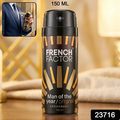 23716 French Factor Man Of The Year Original Body Spray (1 Pc, 150 ML)