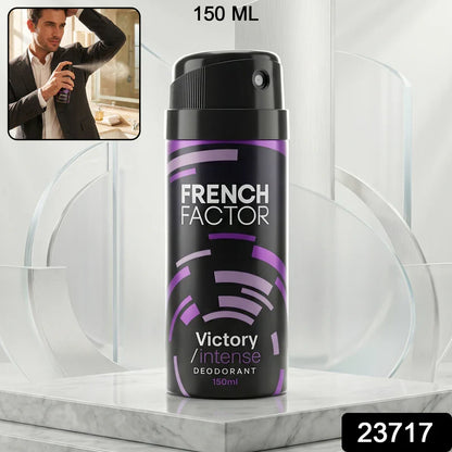 23717 French Factor Victory Intense Deodorant Body Spray (1 Pc, 150 ML)