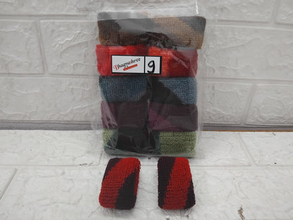 AM1254 Multicolour Cotton Wool Soft Small Rubber Band 1Pcs