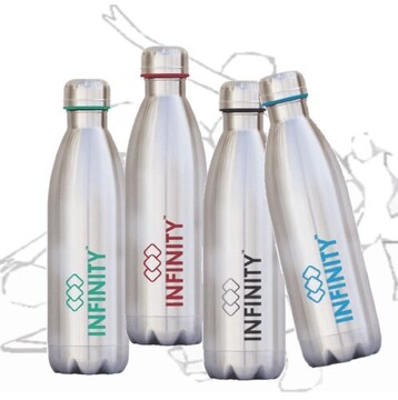 AM2422 Infinity Ace Thermos Flask Double Wall Stainless Steel Vacuum Insulated 1000ml