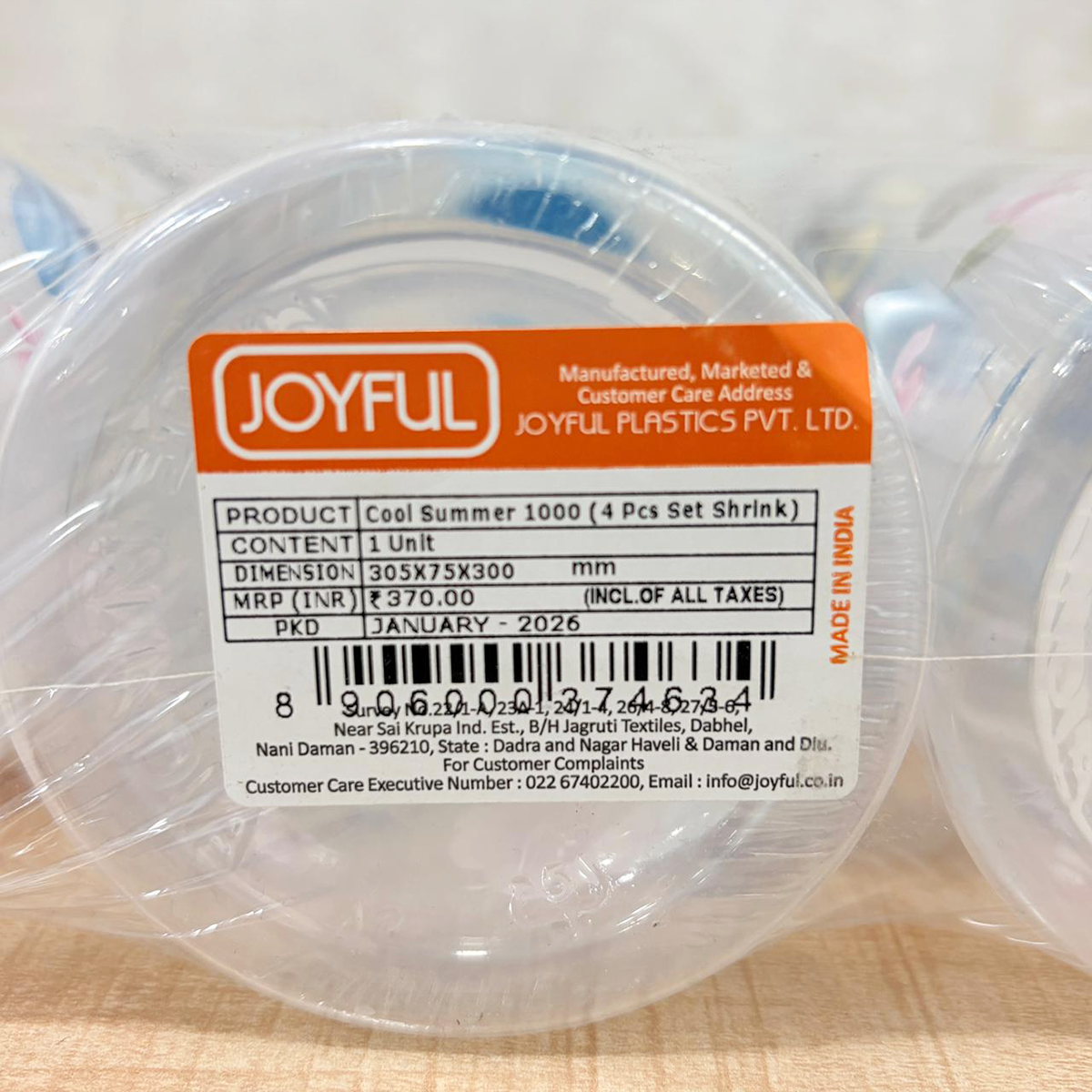 TM0170 Joyful Cool Summer 1000 PP Fridge Bottles (Set of 4)